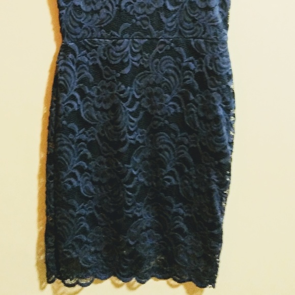 Ricki’s | Blue Lace Dress - Picture 2 of 3